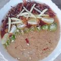 Ghania Butt's cooksnap of when they made Dehli style Haleem/Daleem.