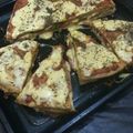 El cooksnap de mary cuando hizo Pizza rellena.