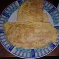 El cooksnap de Carol cuando hizo Omelette de huevo con jamón y queso.