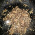 El cooksnap de Marlon Eduardo cuando hizo Carne desmechada.