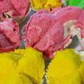 Cooksnap dari Lusiana untuk resep Bolu Kukus Semangka (pasti merekah)
