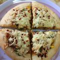 Lata Aswani's cooksnap of when they made Pizza.