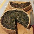 El cooksnap de Victoria Charreau cuando hizo Pastel de carne y espinacas con masa de base 🤗.