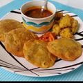 Veena Chopra का कुकस्नैप जब उन्होंने मूंगदाल की खस्ता कचौड़ी (Moong Dal ki Khasta kachori recipe in hindi) बनाया था।