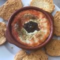El cooksnap de maricuchi cuando hizo Provolone horneado con jamón y mermelada de tomate.