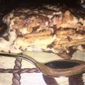 El cooksnap de Inma Martinez cuando hizo Tarta de galletas con natillas de chocolate.