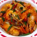 Cooksnap dari Ana Rafa Fadhlillah untuk resep 27. UDANG SAUS TIRAM PEDAS