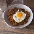 El cooksnap de Ferran Pinto Gomez cuando hizo Repollo al ajillo con pimentón(con su huevito frito).