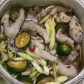 Cooksnap của Chi Bùi khi họ làm theo món Chân gà ngâm sả tắc