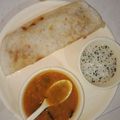 Rajni Kalia का कुकस्नैप जब उन्होंने सूजी का प्लेन डोसा (sooji ka plain dosa recipe in Hindi) बनाया था।