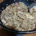 El cooksnap de Gachy Muñoz cuando hizo Paella de mariscos.
