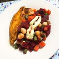 El cooksnap de Diana Carolina cuando hizo Ensalada Rusa.