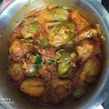 Pinal Patel's cooksnap of when they made ભરેલાં રવૈયા નું શાક (Bharela Ravaiya Shak Recipe In Gujarati).
