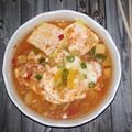 Cooksnap dari Pawon Naura untuk resep Sundubu Jiggae (sup Tahu pedas Korea