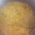 El cooksnap de Xanita HG cuando hizo Paella con pollo y gambas 🍺.
