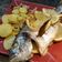 El cooksnap de Maurice Colmener cuando hizo Dorada al horno con patatas.