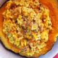 El cooksnap de @Arielbig cuando hizo Zapallo relleno al horno.