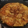 El cooksnap de Dalia Olivella cuando hizo Tortillón de Papas.