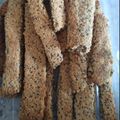 El cooksnap de Marilina Rava cuando hizo Grisines de avena con mix de semillas.