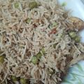 Noor Ul Ann's cooksnap of when they made Matar paluo.