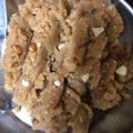 Pooja Singh's cooksnap of when they made Wheat flour (Aate) ka Halwa.