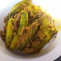 Priya Nagpal का कुकस्नैप जब उन्होंने अचारी भरवां करेला (Achari Bharwan karela recipe in Hindi) बनाया था।