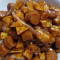 Cooksnap dari Riana Sariman (Mommy Nada) untuk resep Sosis Kentang Saos Teriyaki