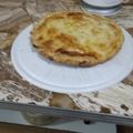 El cooksnap de Ruben Quiroga cuando hizo Tarta de jamón y queso.
