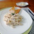 El cooksnap de Mataji Lorena cuando hizo Pasta corta con salsa carbonara.