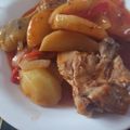 El cooksnap de Fer en la Cocina cuando hizo Pollo a la cacerola.
