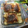 El cooksnap de mjmonseco cuando hizo Bacalao con muselina de ajo.