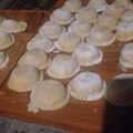 El cooksnap de Yoise Conti cuando hizo Sorrentinos de jamón y queso caseros.