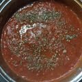 El cooksnap de Mónica Obelar Lemes cuando hizo Salsa de tomate para pizza.