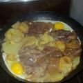 El cooksnap de Aitana Sole Fariña cuando hizo Bifes a la criolla.