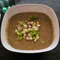 El cooksnap de Aldi García cuando hizo Sopa de lentejas (fresca y rica).