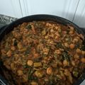 El cooksnap de Maxi del Grijander cuando hizo Garbanzos con acelga y pimentón dulce.