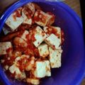 Cooksnap dari ILa Bundanya Abia untuk resep Udang tahu balado pedas