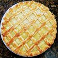 El cooksnap de Ludmila Binda cuando hizo Pie de pera.