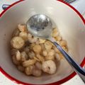 El cooksnap de Marieta cuando hizo Gambas al ajillo.