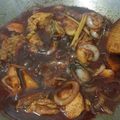 Cooksnap zaharah hushin semasa beliau membuat Ayam masak Bali.