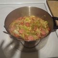 roshanaferguson's cooksnap of when they made Sausage And Rotel Cabbage.