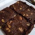 El cooksnap de Yani Corbo cuando hizo Brownie vegano de porotos negros (FIT).
