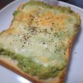 k_a_sa0802's cooksnap of when they made アボガドチーズトースト♪.