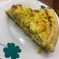 El cooksnap de Daniela Klemen cuando hizo Tarta de zapallitos y puerro.