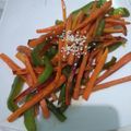 Cooksnap dari aska mardika untuk resep Japanese carrot and paprika salad - Kinpira