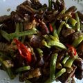 Cooksnap dari Dewi "Uwhie" untuk resep Oseng Tempe Kacang Panjang bumbu Saos Tiram