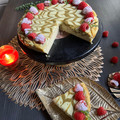 El cooksnap de ريان الشام cuando hizo Cheesecake de queso fresco y frambuesas.