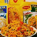 Veena Chopra का कुकस्नैप जब उन्होंने वेज मसाला मैगी (Veg masala maggi recipe in Hindi) बनाया था।