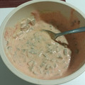 El cooksnap de Bea cuando hizo Salsa de yogurt estilo BigMac.