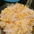 El cooksnap de Anna Bella alias Moni Argento cuando hizo Arroz con huevo revuelto.